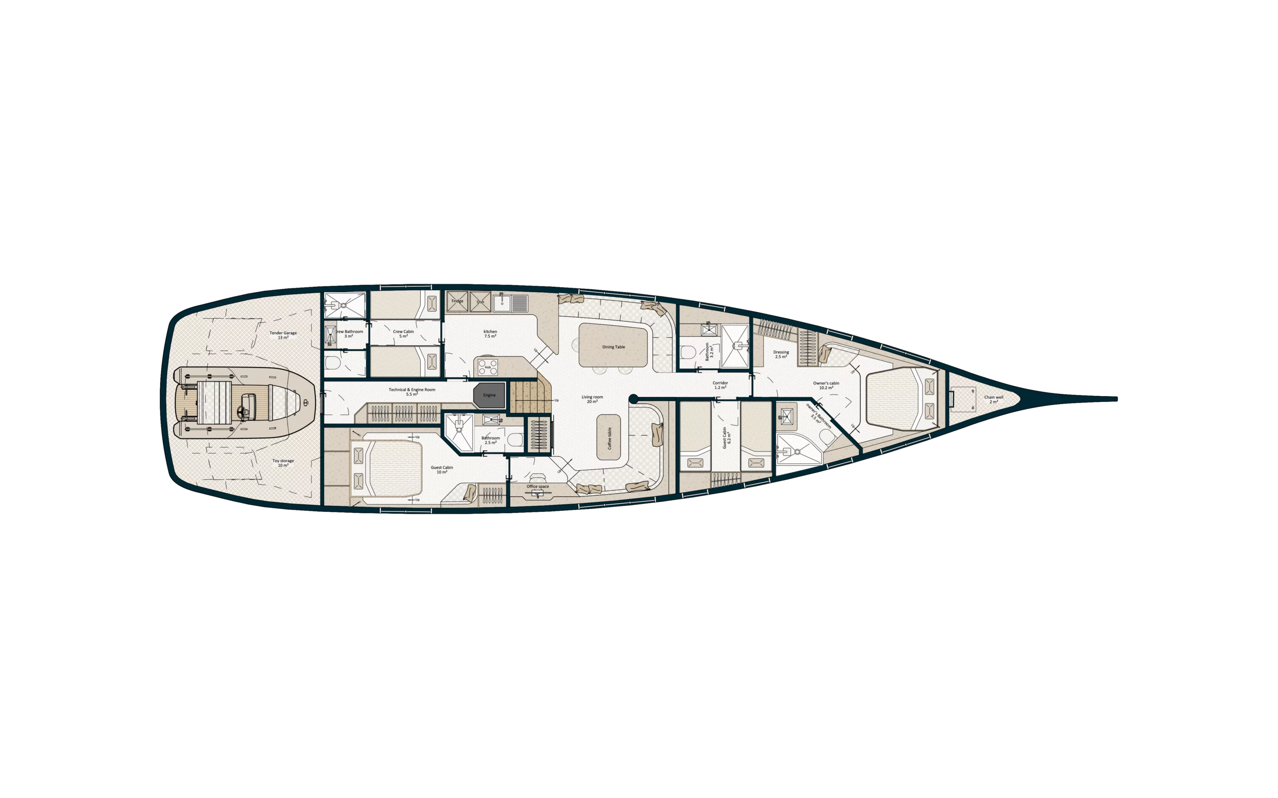 Aonami 80 - Layer - Lower Deck - 0